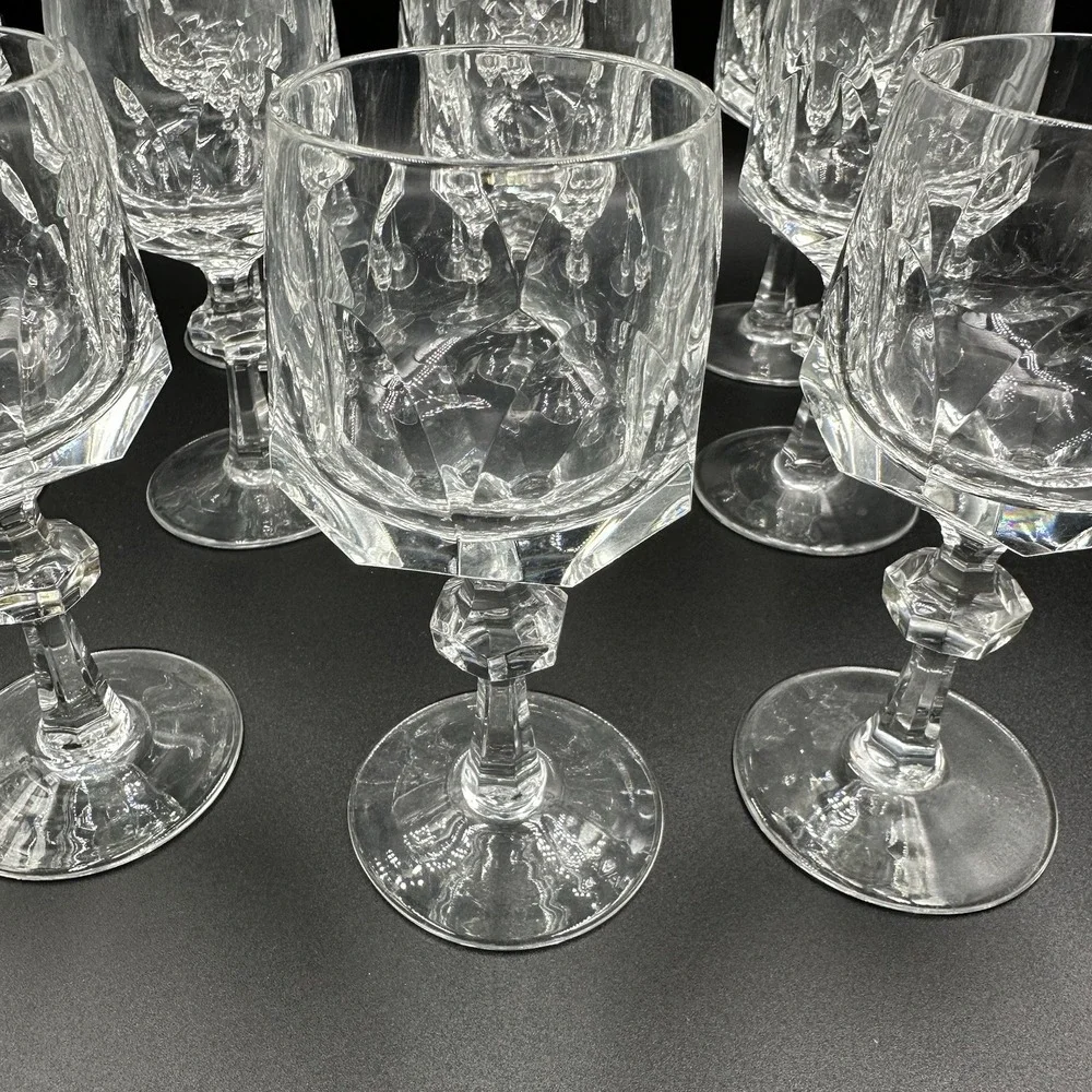 Vintage Nachtmann Bavarian Bleikristall‎ Tall Stem Crystal Glasses – Set of 12